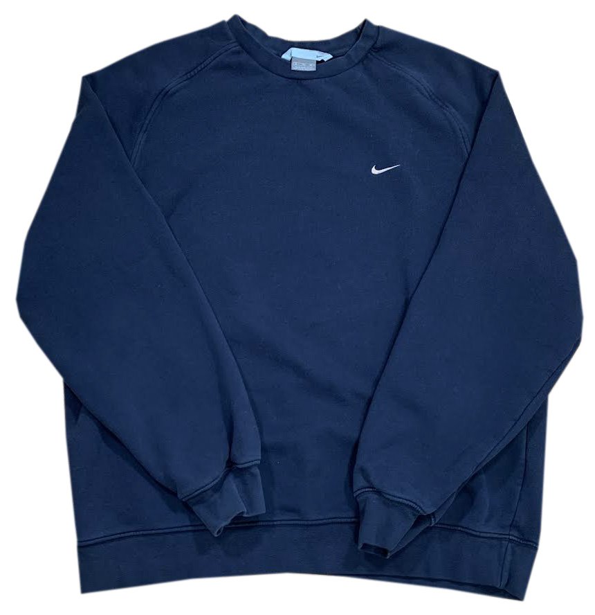vintage nike crewneck blue