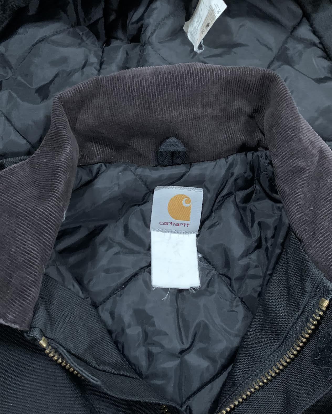 Carhartt Black Hooded Chore Jacket (Size L) — Roots