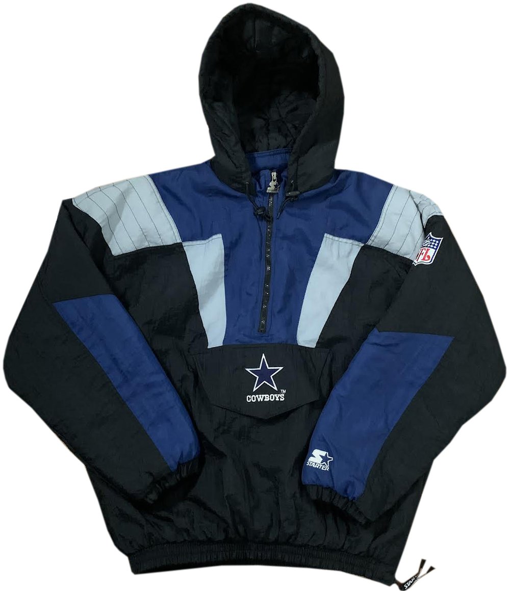 Vintage Starter Dallas Cowboys Pullover Jacket (Size XL) — Roots