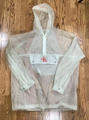 Women's Vintage Calvin Klein PVC Rain Jacket (One Size) — RootsBK