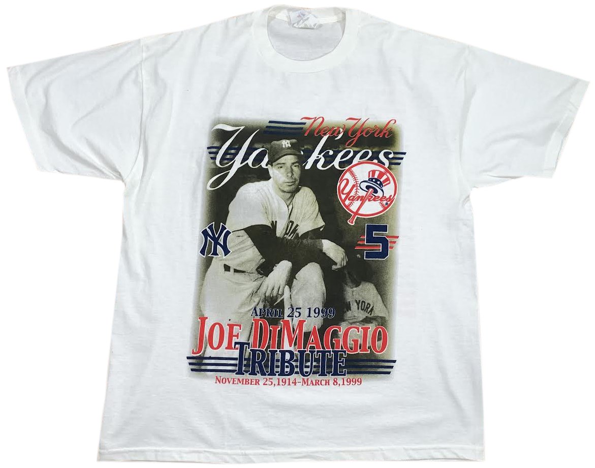Vintage New York Yankees Joe DiMaggio Tribute T Shirt (Size XL) — Roots