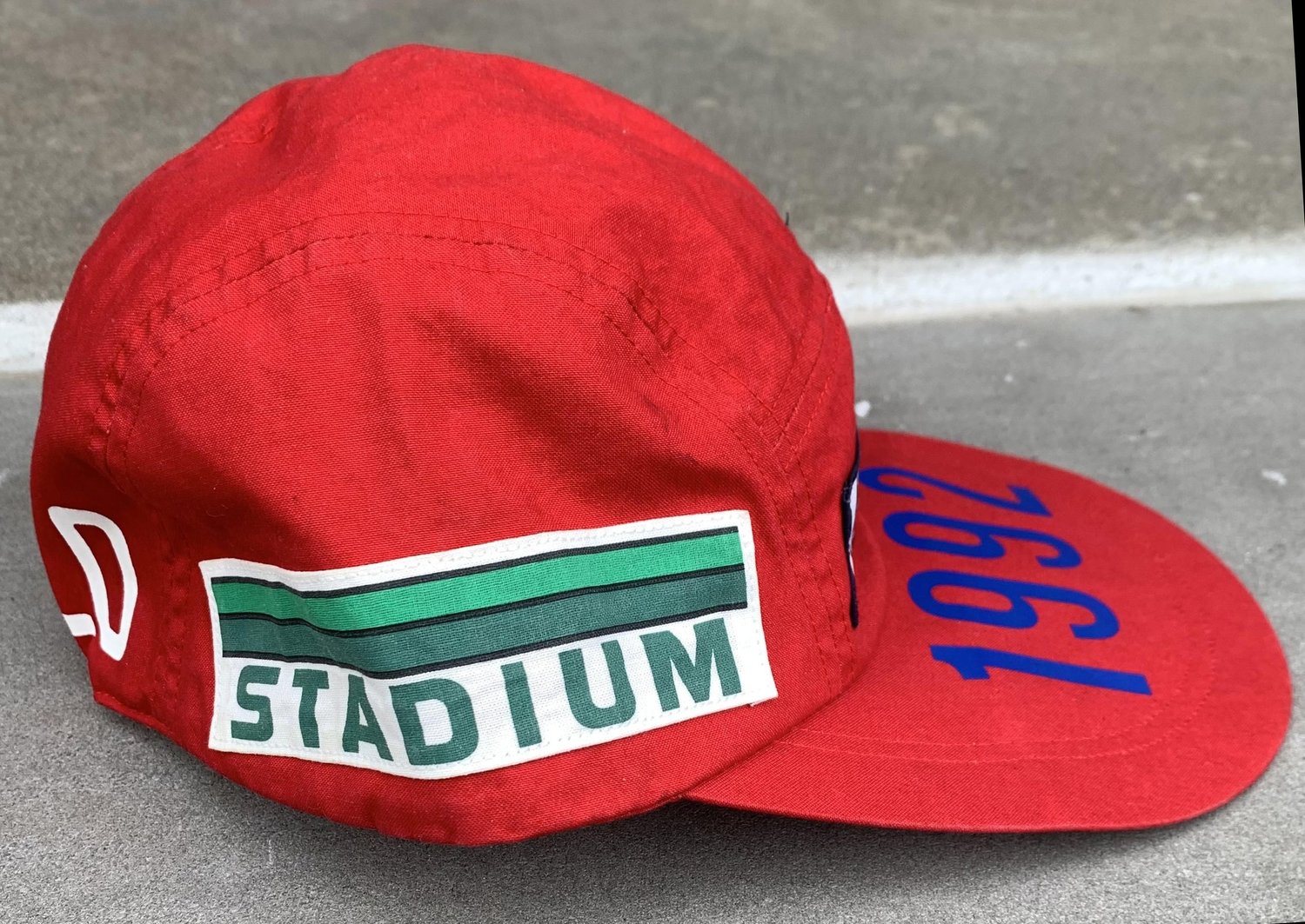 Polo Ralph Lauren Stadium 1992 Red Long Bill Hat (Size L/XL) — RootsBK