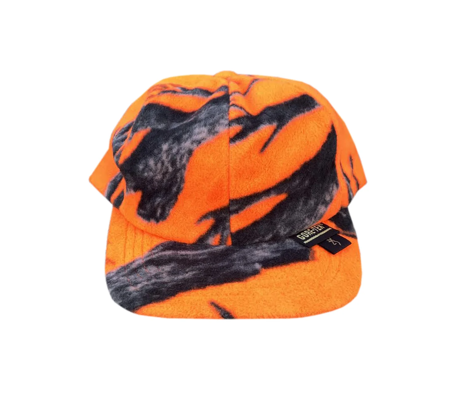 Vintage Browning Orange Camo Gore-Tex Fleece Hat — RootsBK