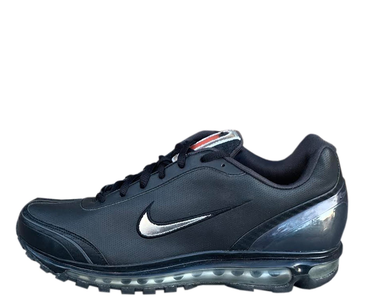 Nike Air Max 2004 Black / Red / Metallic Silver / Carbon Fiber (Size 9) "Sample Unreleased" —
