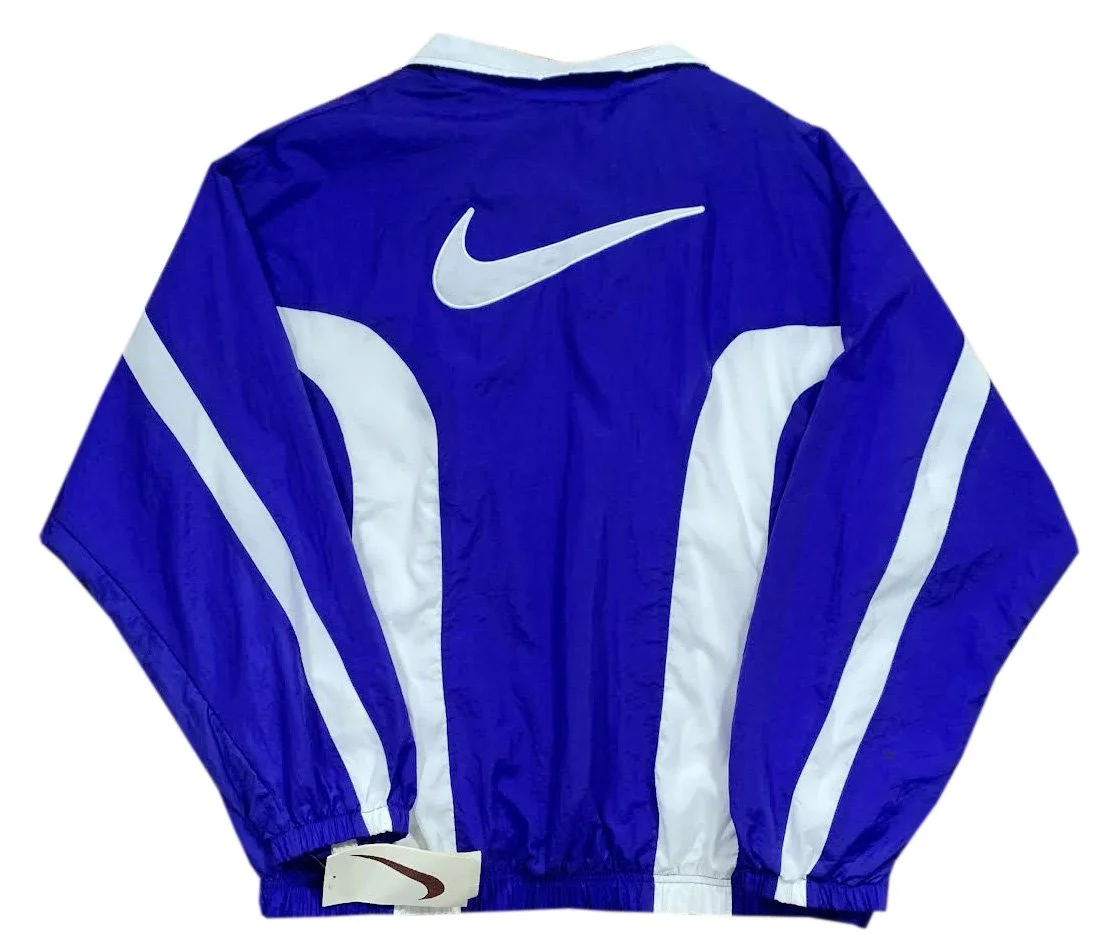 Vintage Nike Big Swoosh Blue / White 
