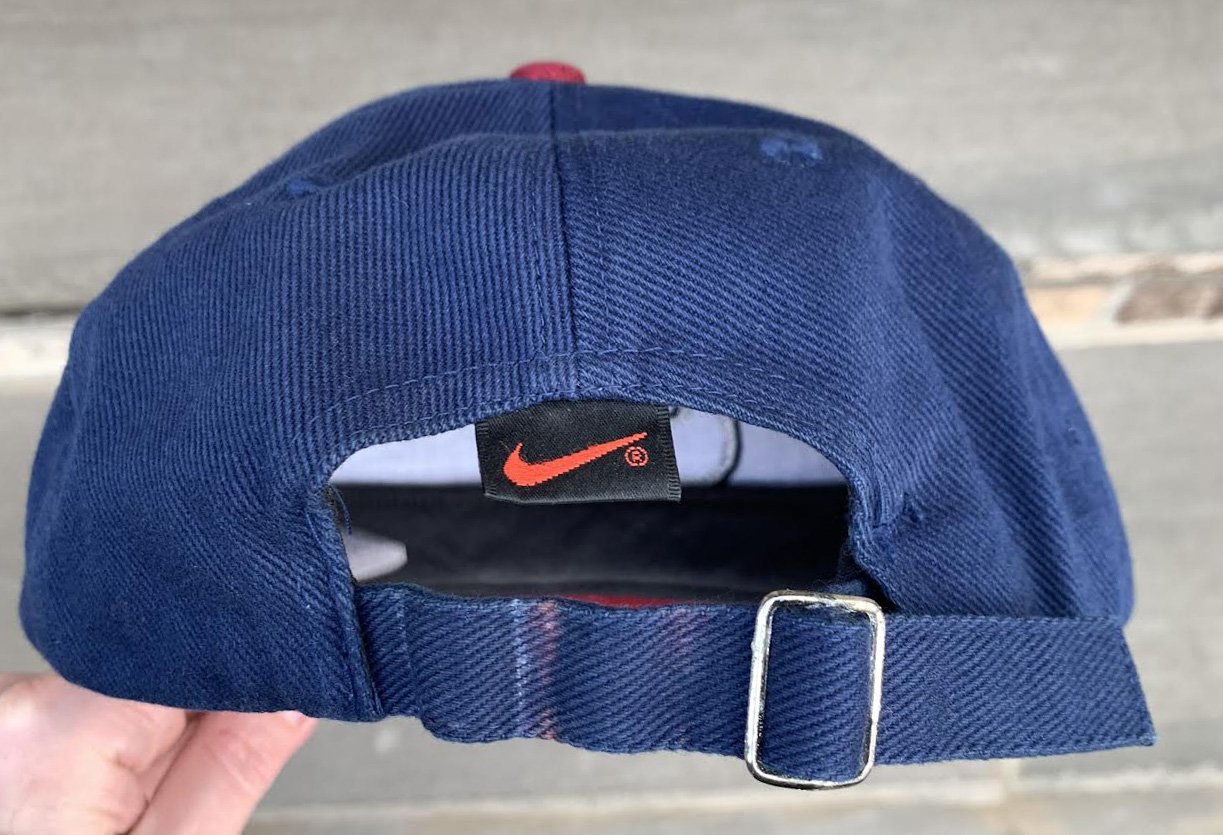 Vintage Nike Stitched Swoosh Two Toned 