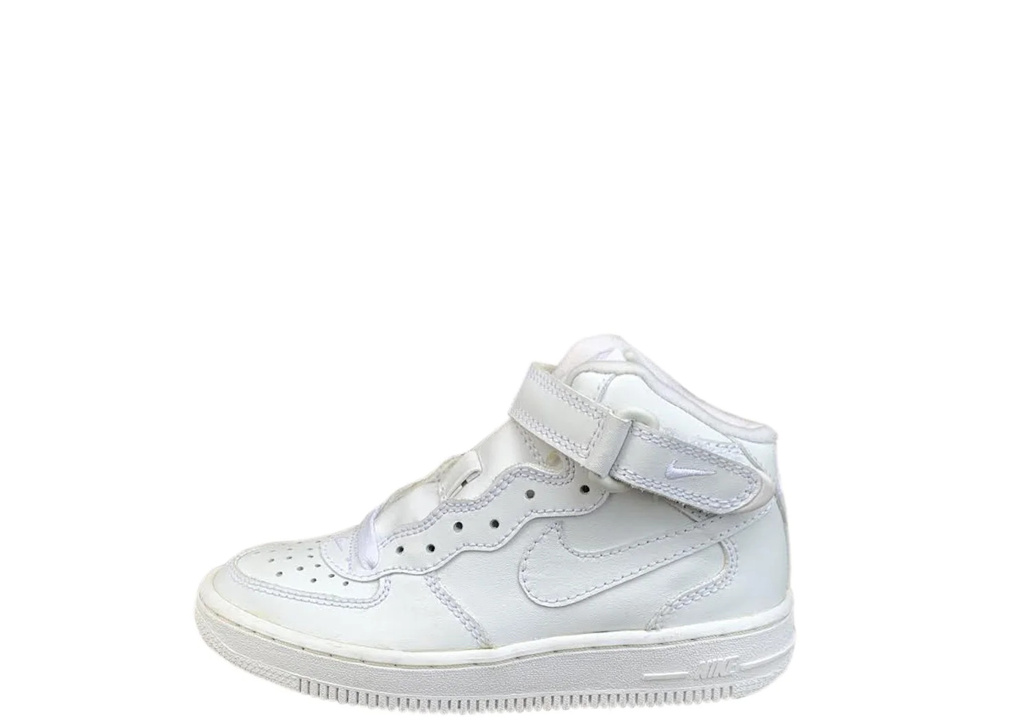 Kids Nike Air Force 1 Mid Sc White / White (Size 12.5) DS — RootsBK