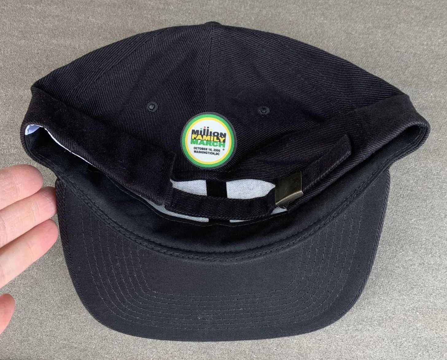 inside of Million March hat .jpg