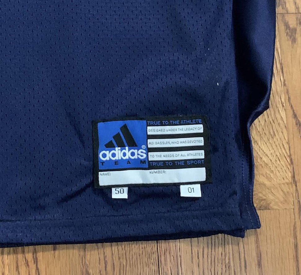 Vintage Adidas Notre Dame Authentic Jersey (Size 50,XXL) — Roots