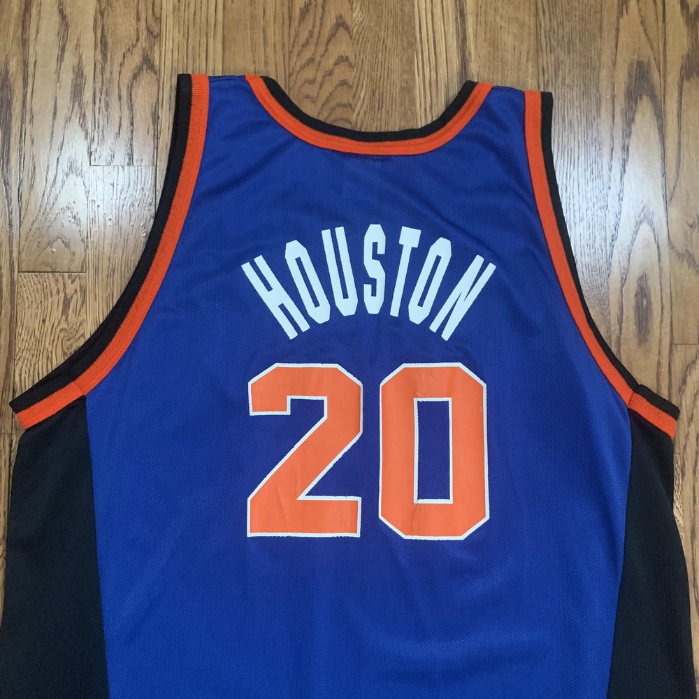 Vintage NBA Champion Allan Houston New York Knicks Jersey Sz 44