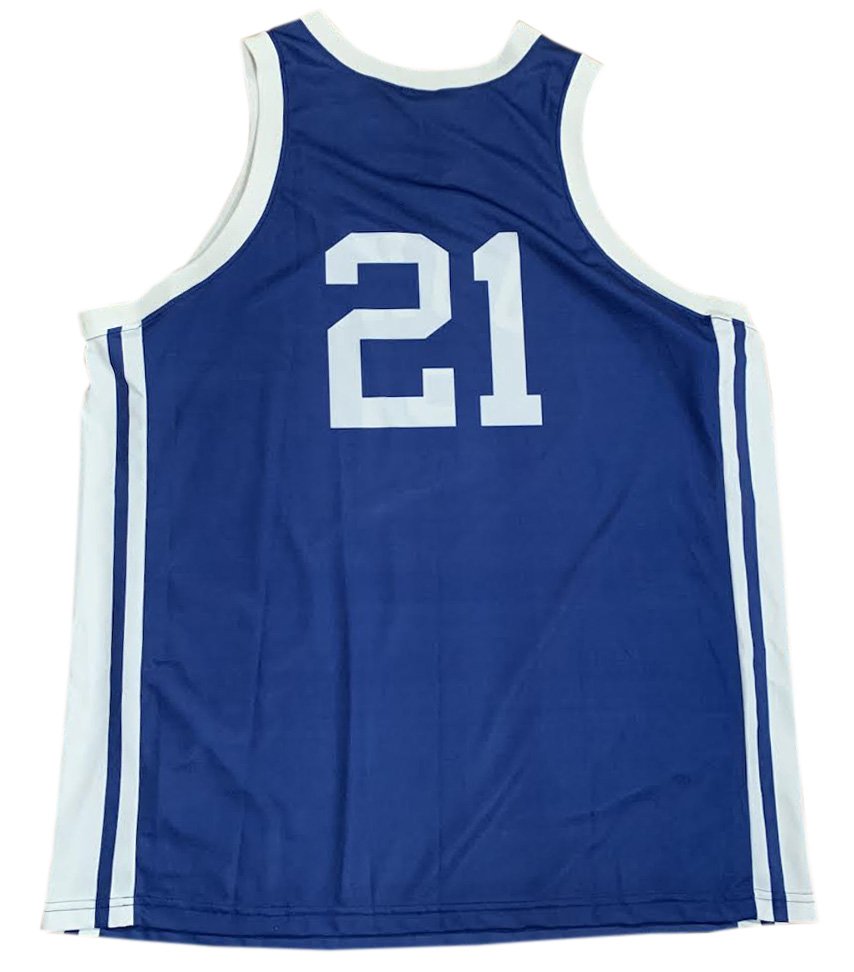 Vintage Nike Duke University Away Basketball Jersey #21 (Size XXL
