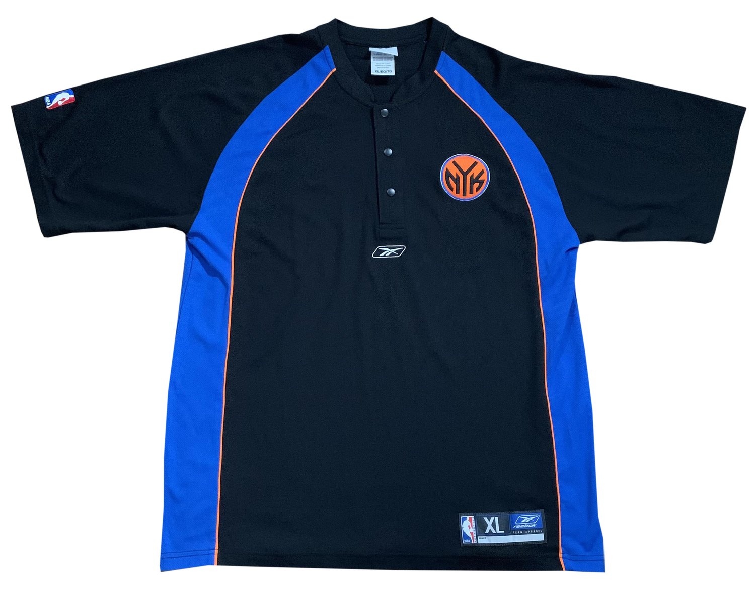 NBA, Shirts, Vintage New York Knicks Shooting Shirt Reebok Size L