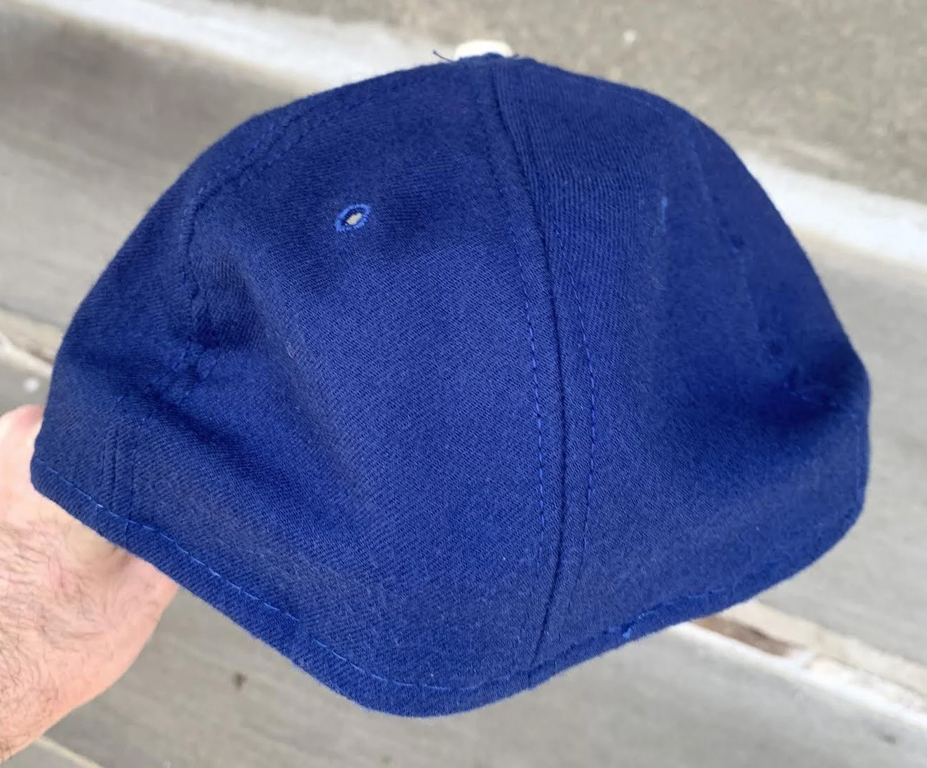 back of Dodgers hat .jpg