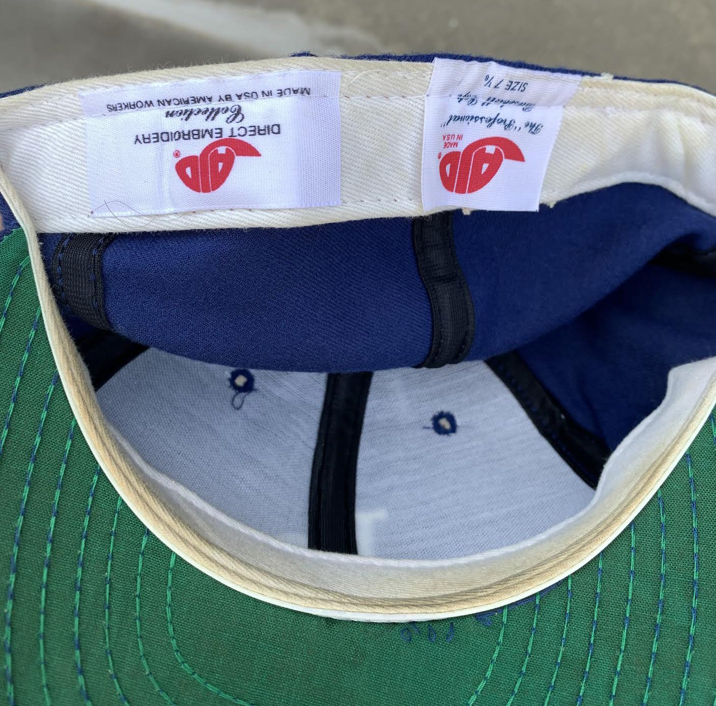 Vintage AJD Los Angeles Dodgers Fitted Hat (Size 7 1/8) — Roots