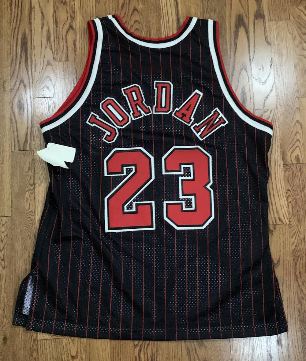 Michael Jordan Bulls Pinstripe Jersey - M – Picked