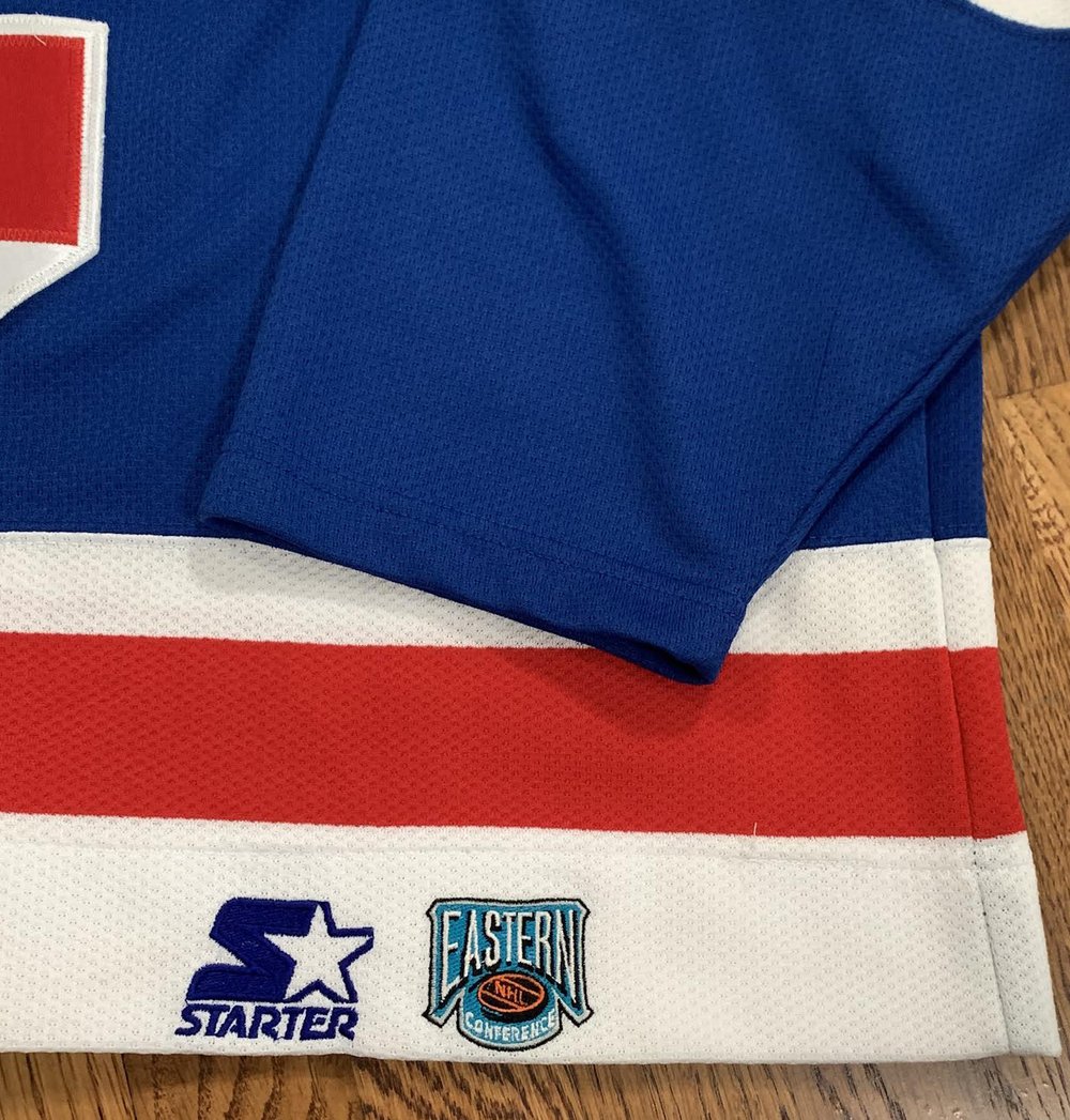 90's Brian Leetch New York Rangers Lady Liberty CCM Alternate NHL Jersey  Size Large – Rare VNTG