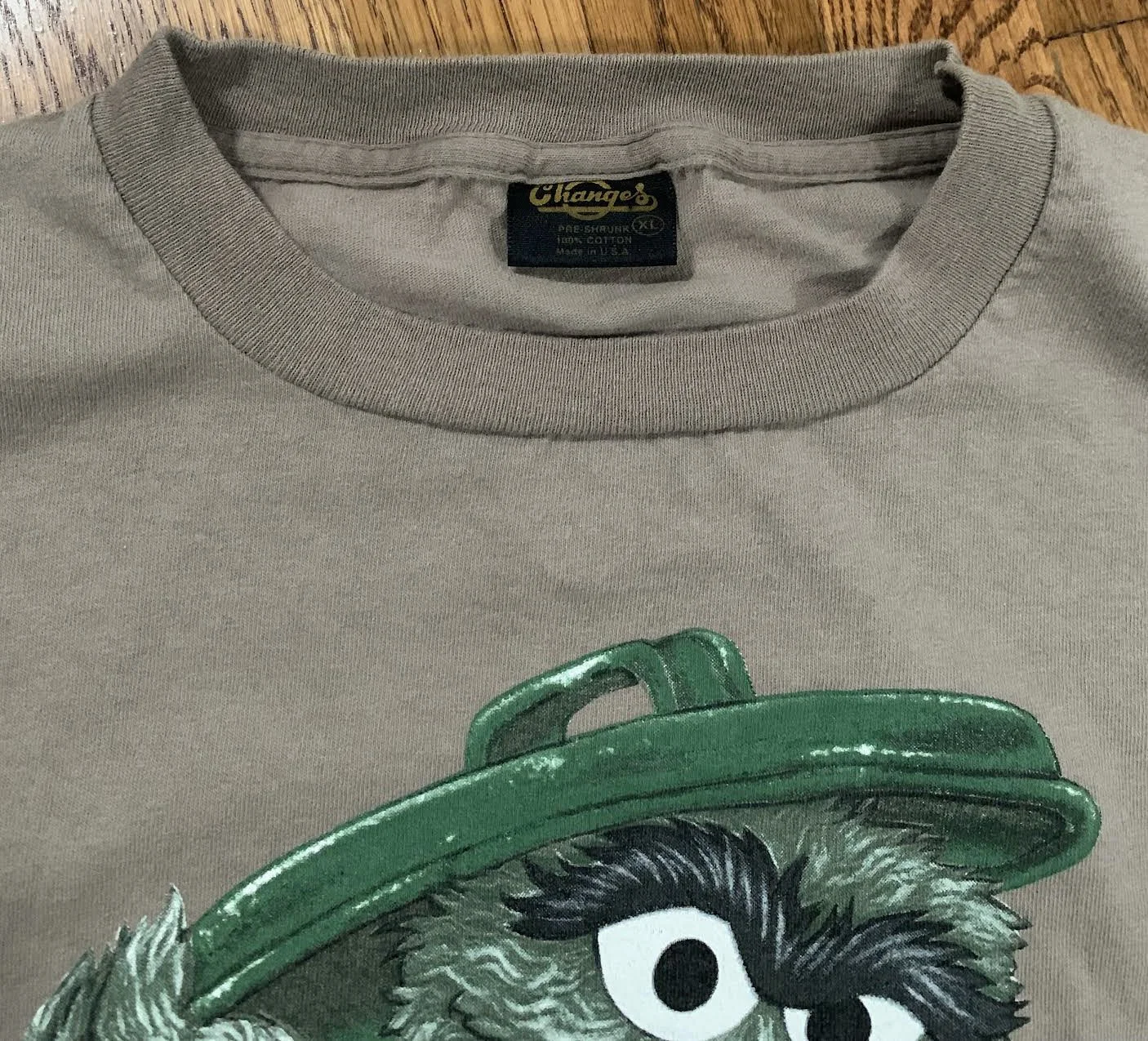 Vintage Changes Jim Henson Production Oscar The Grouch T Shirt 