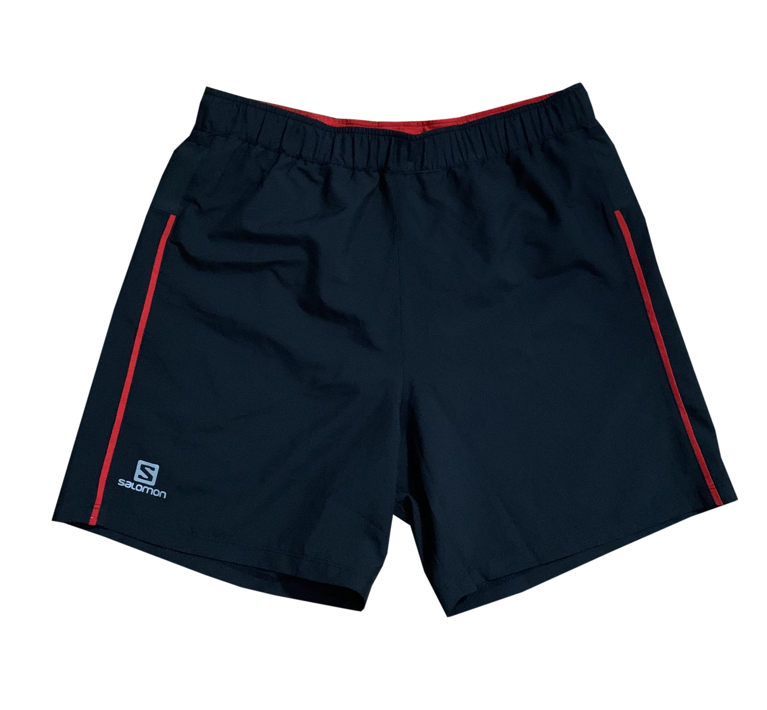 Salomon Black/ Red Running Shorts (Size M) — Roots