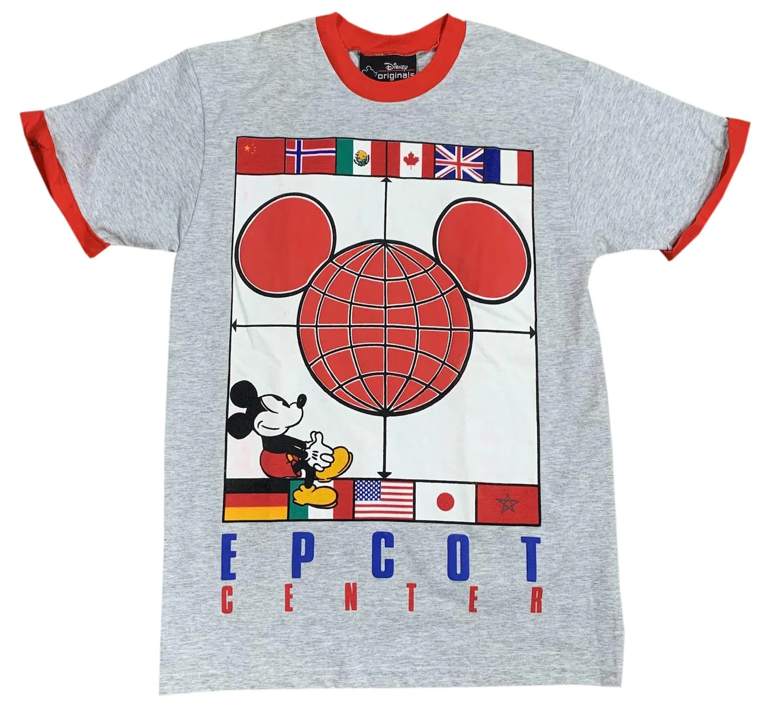 Vintage Disney Originals Walt Disney World Epcot Center T Shirt 
