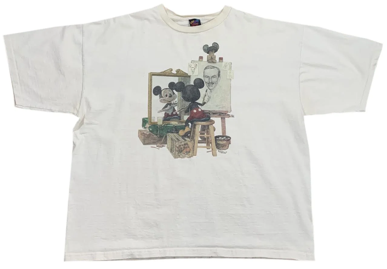 Vintage Disney Mickey Mouse “The Art Of Disney” Portrait T Shirt 