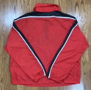 Gymnastik opadgående uanset Vintage Nike Pullover Red Windbreaker Jacket (Size L) — Roots