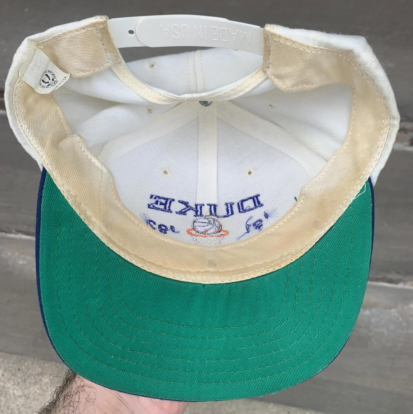 inside of Duke hat .jpg