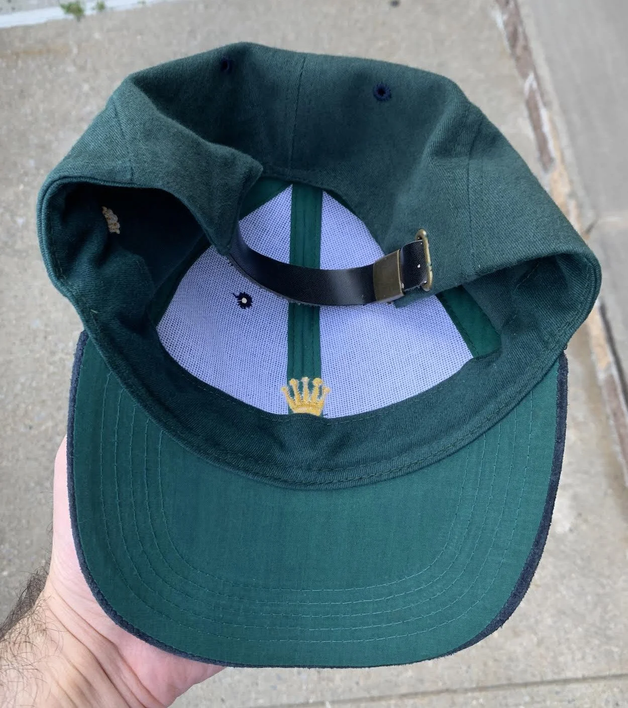 inside of Rolex hat .jpg