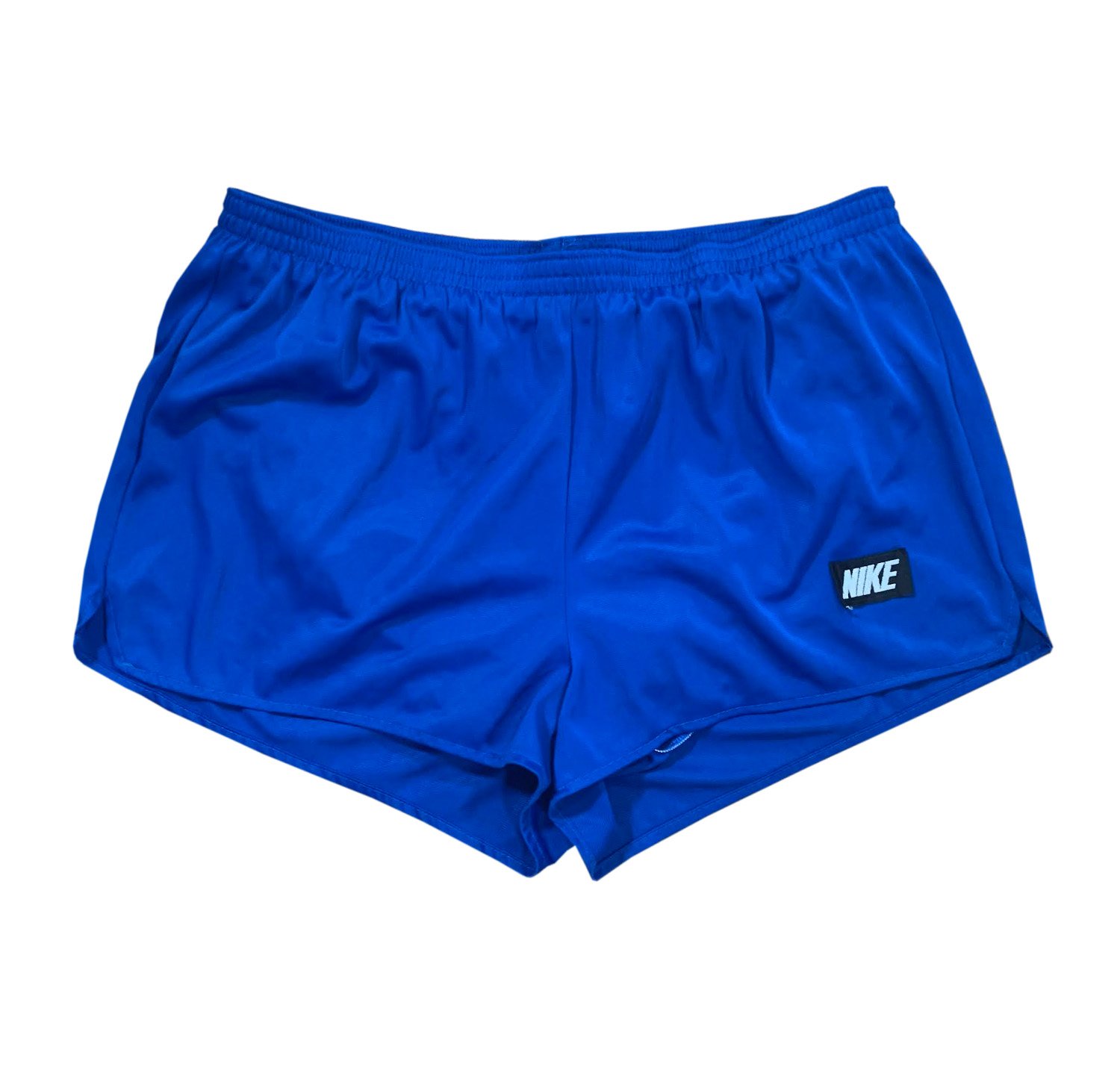 Vintage Nike Blue Lightweight Running Shorts (Size M) — RootsBK