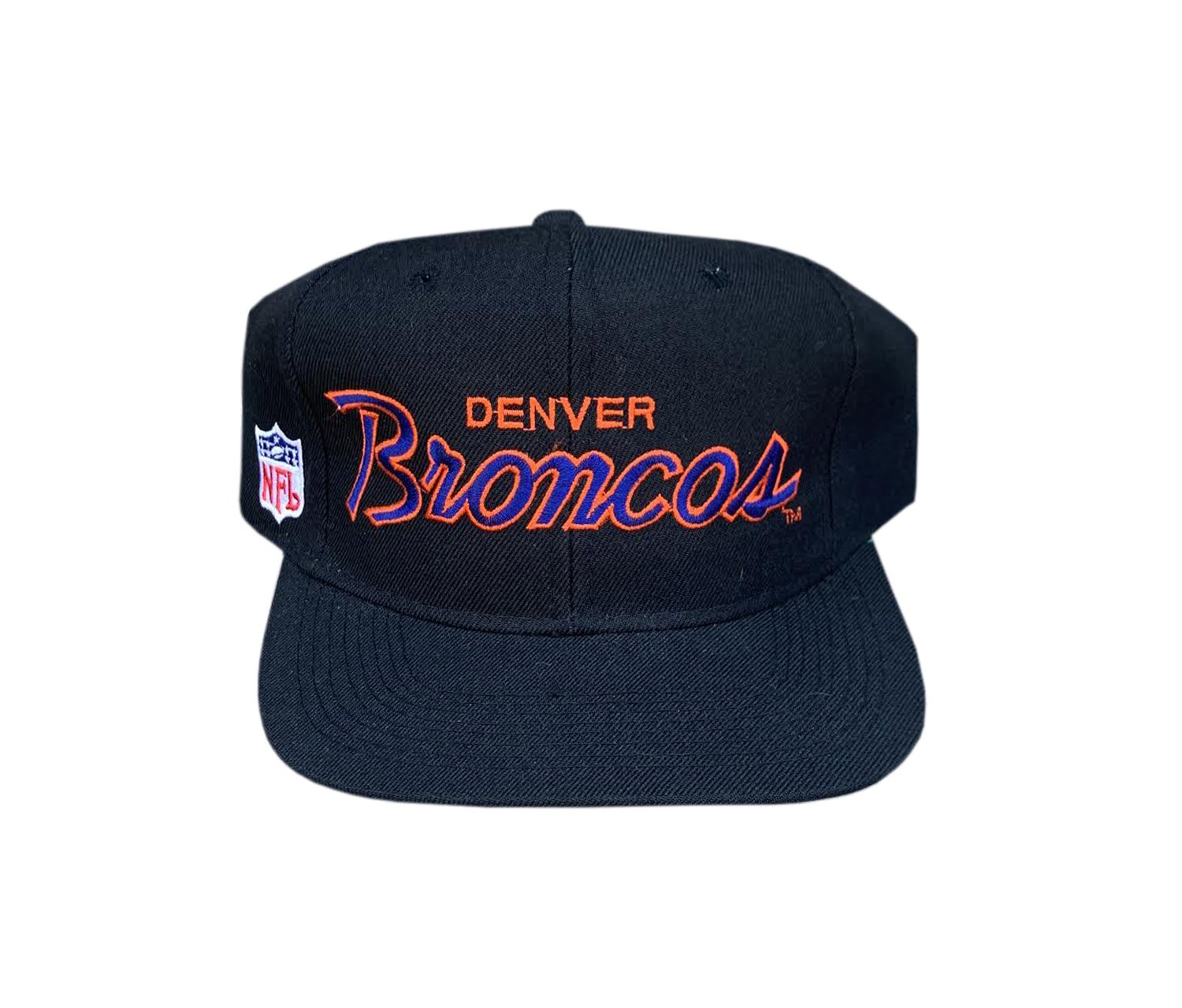 Denver Broncos The Wave Vintage 90's Snapback Cap Hat - NWT