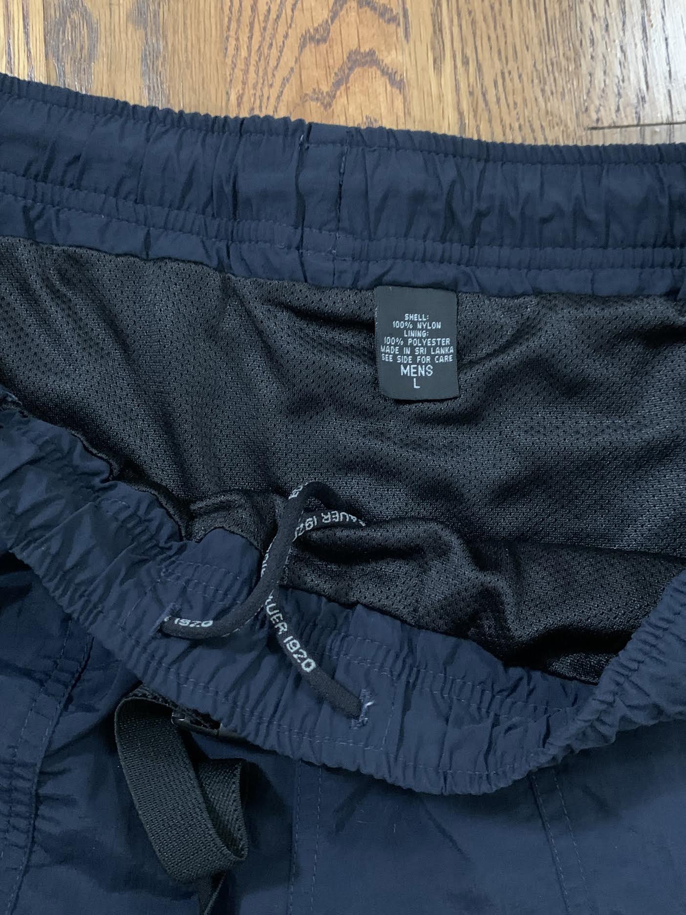 Vintage Eddie Bauer Sport “EBTEK” Navy Shorts (Size L) — Roots