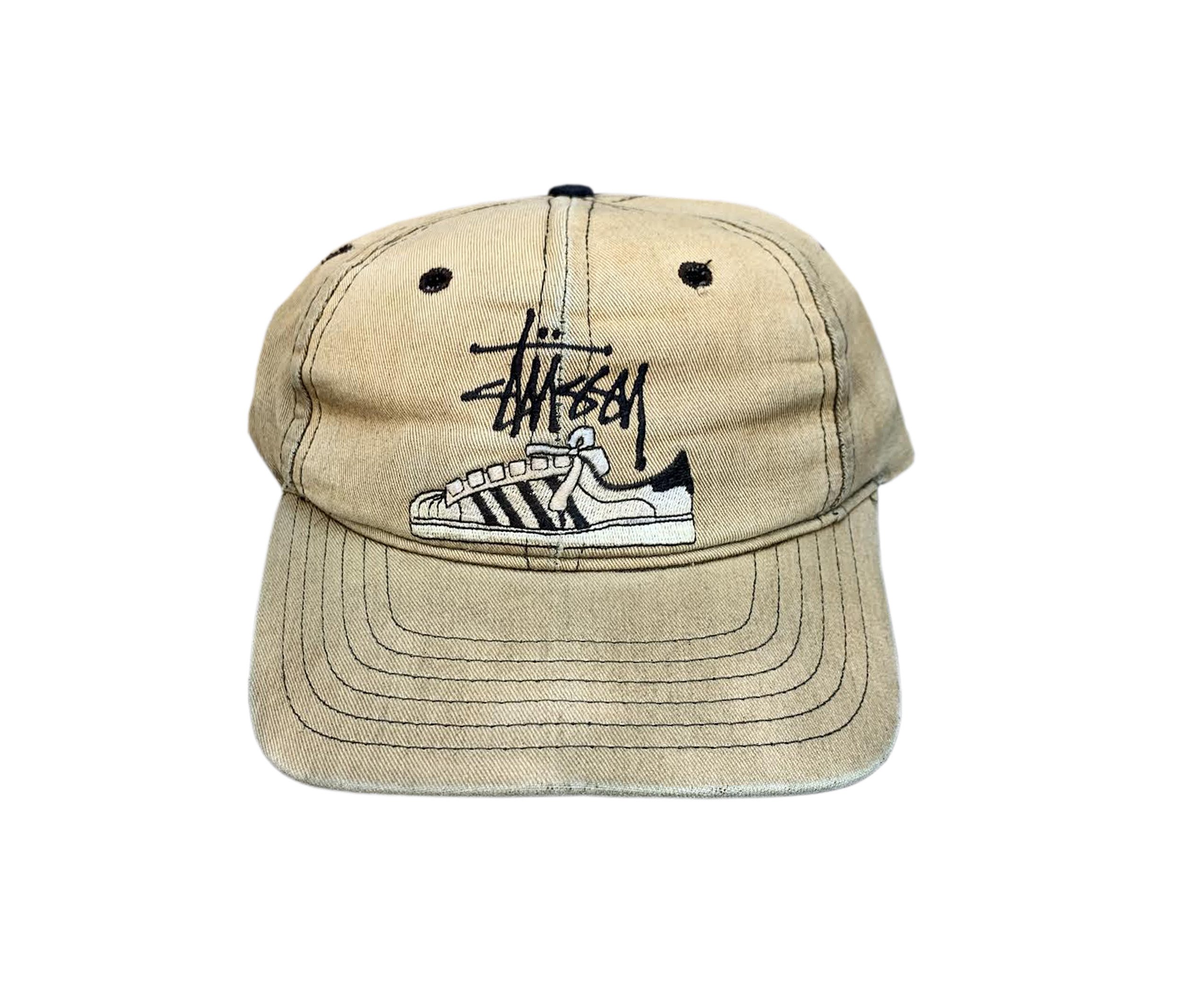Stussy Hat NWT All Over Print VTG 90s USA MADE Snapback Cap Surf 