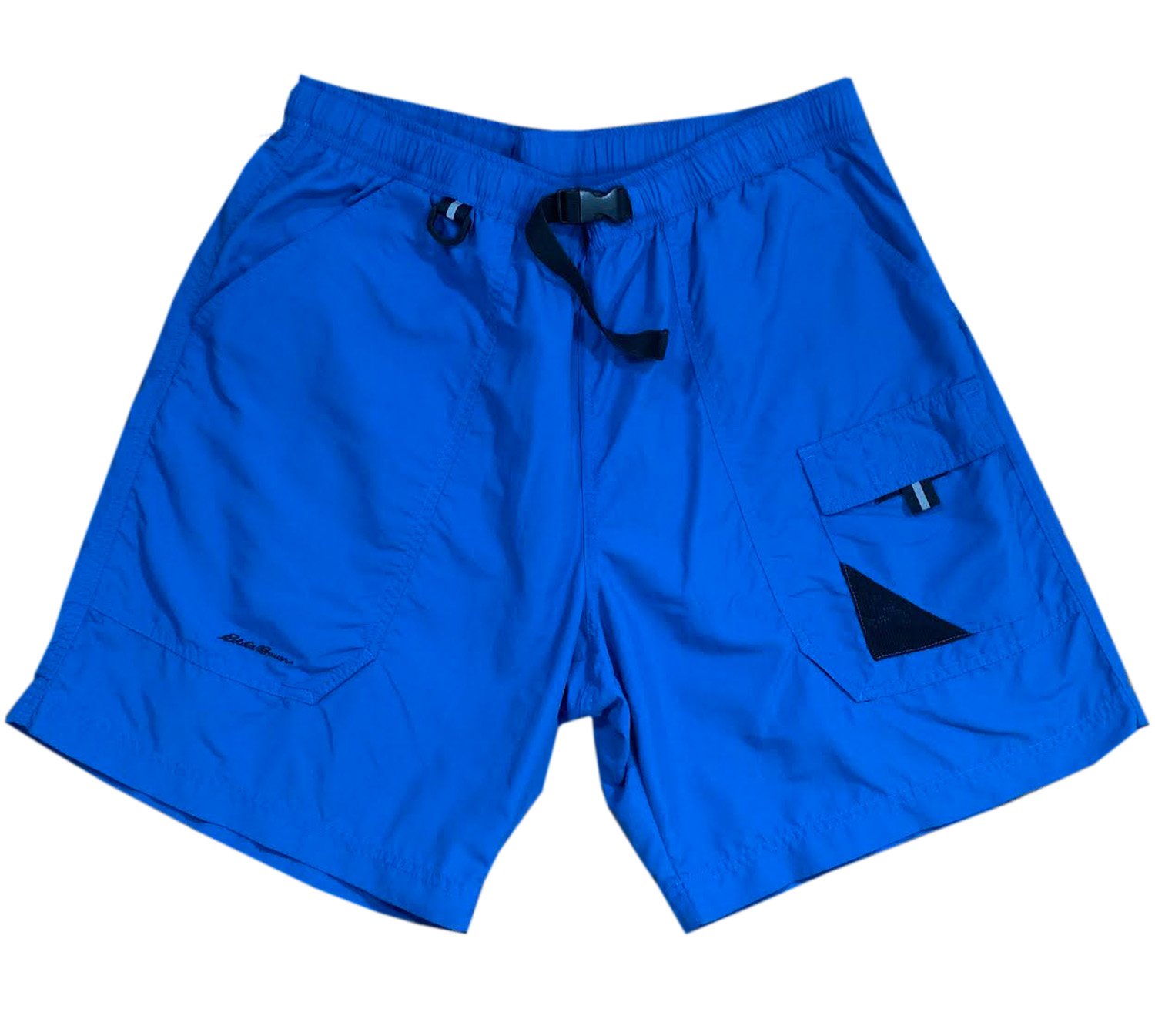 Vintage Eddie Bauer Sport ‘EBTEK’ Blue Shorts (Size L) — Roots