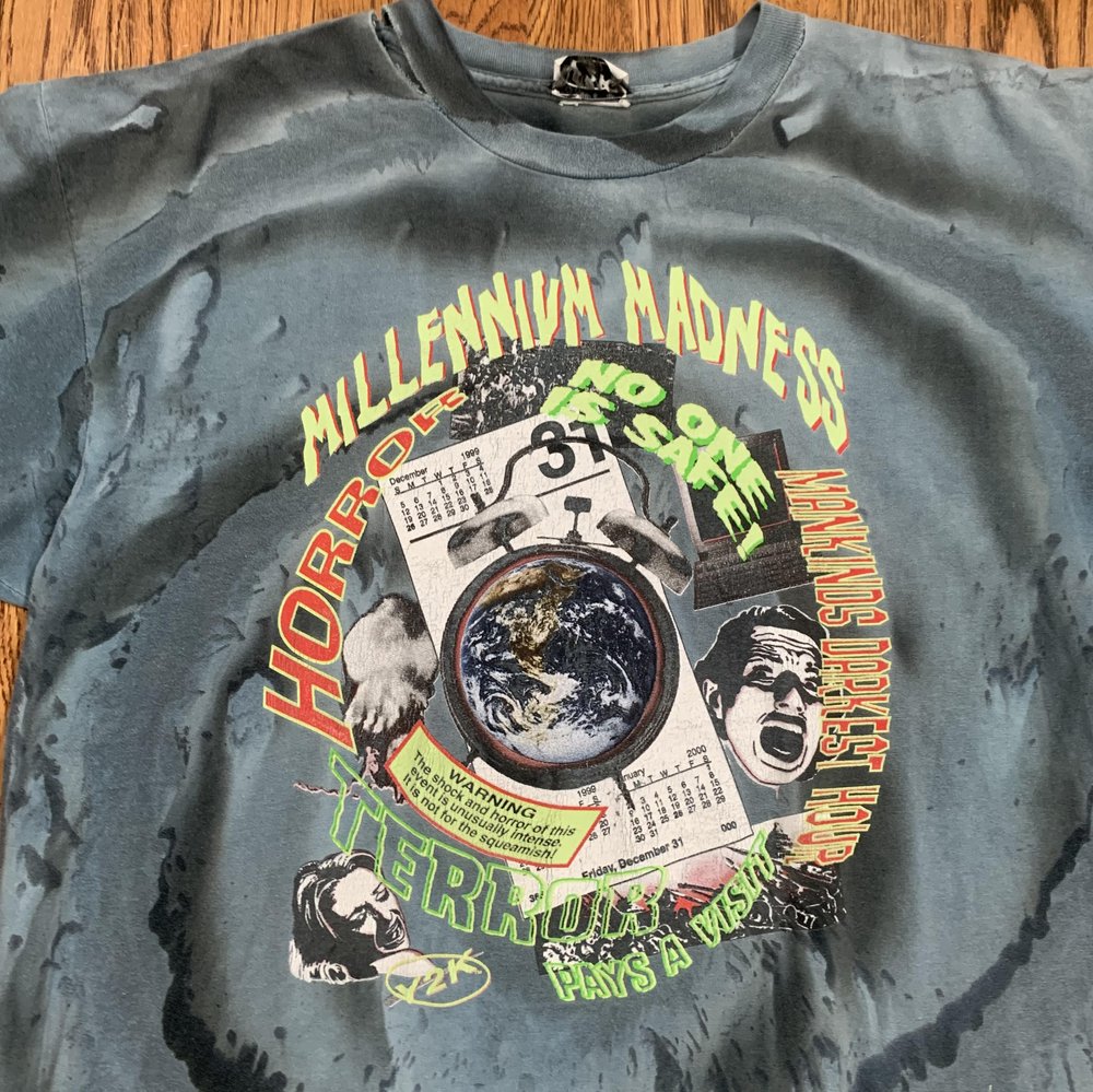 Begin kruising kant Vintage Y2K Millennium Madness Tie Dye T Shirt (Size XL) — Roots