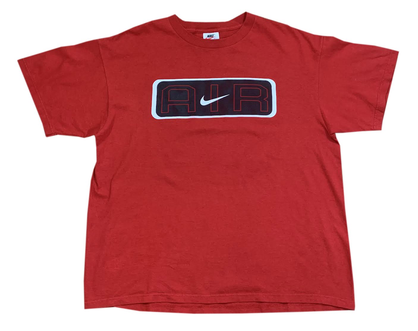 Vintage Nike Air Red Box Logo T Shirt (Size L) — Roots