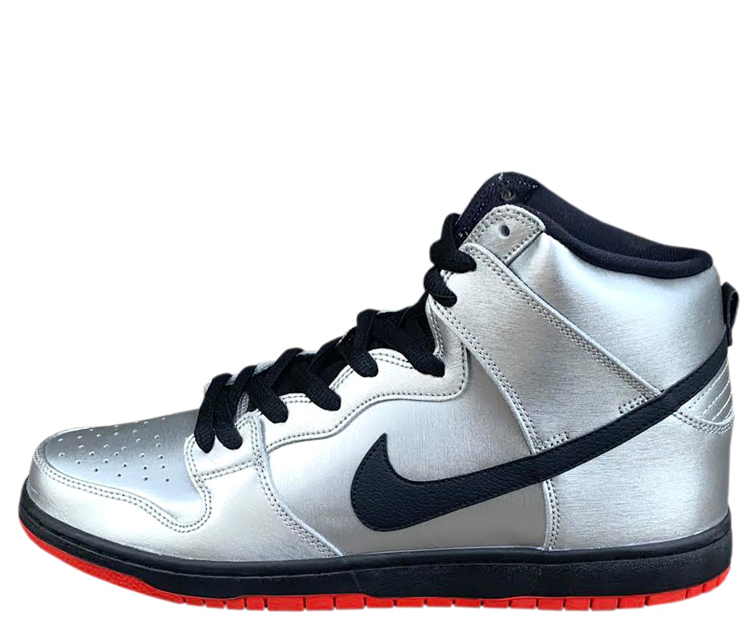 Nike Dunk SB High ‘Steel Reserve’ Silver/Black/Red (Size 12) — Roots