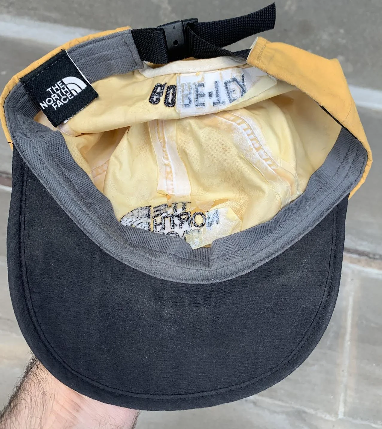 inside of TNF hat .jpg