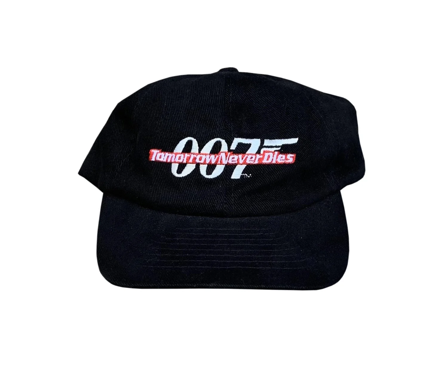 Vintage James Bond 007 Tomorrow Never Dies Strapback Hat NWT — RootsBK