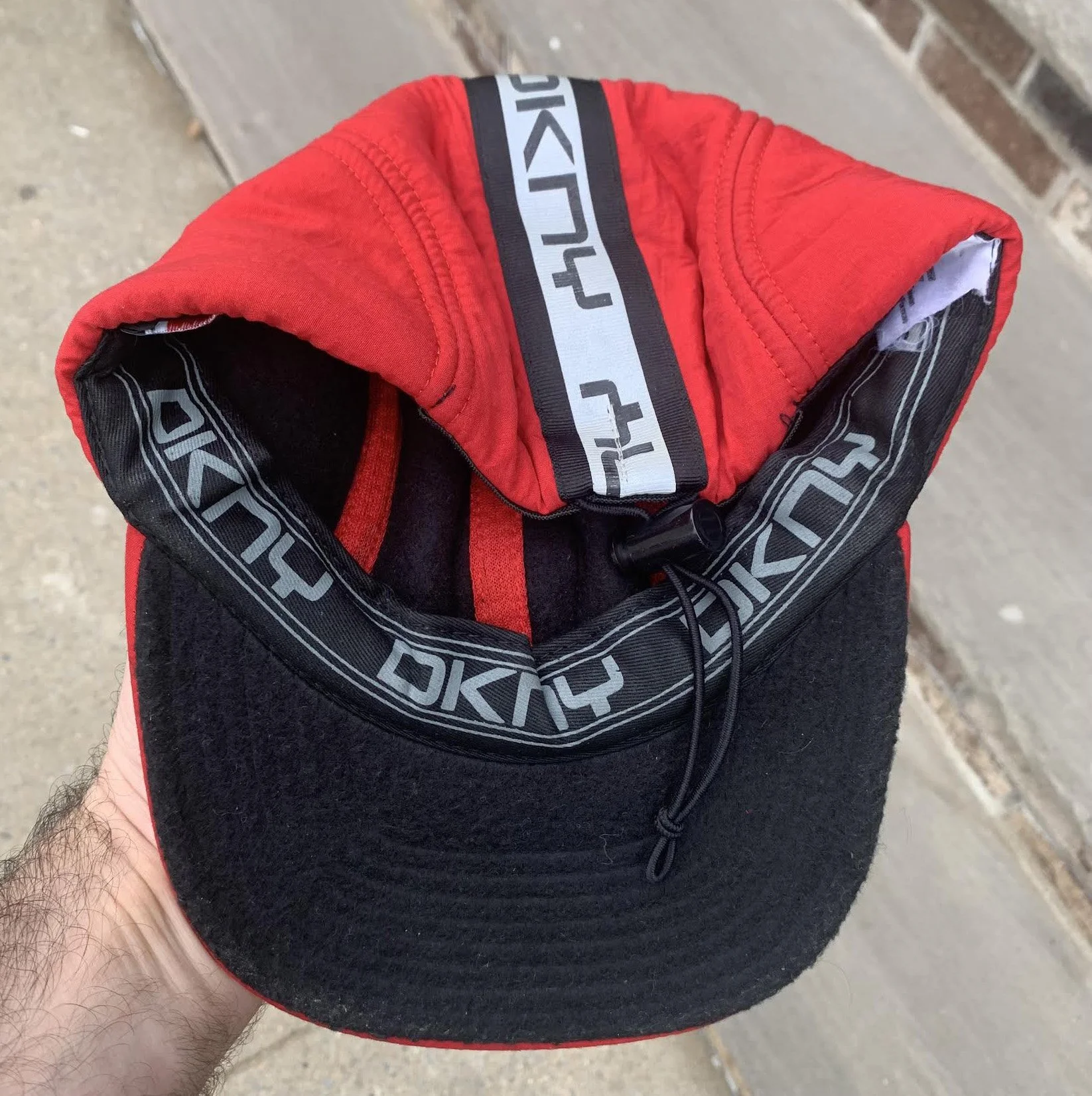 inside of DKNY hat .jpg