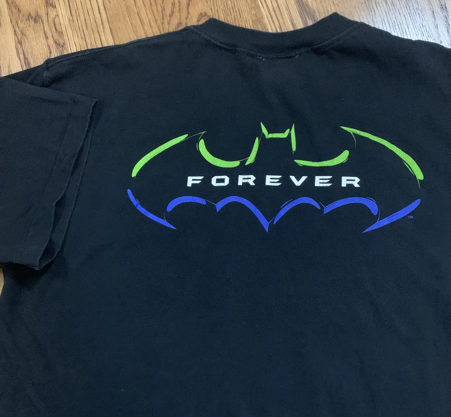 Vintage DC Batman Forever Movie T Shirt (Size L) — RootsBK