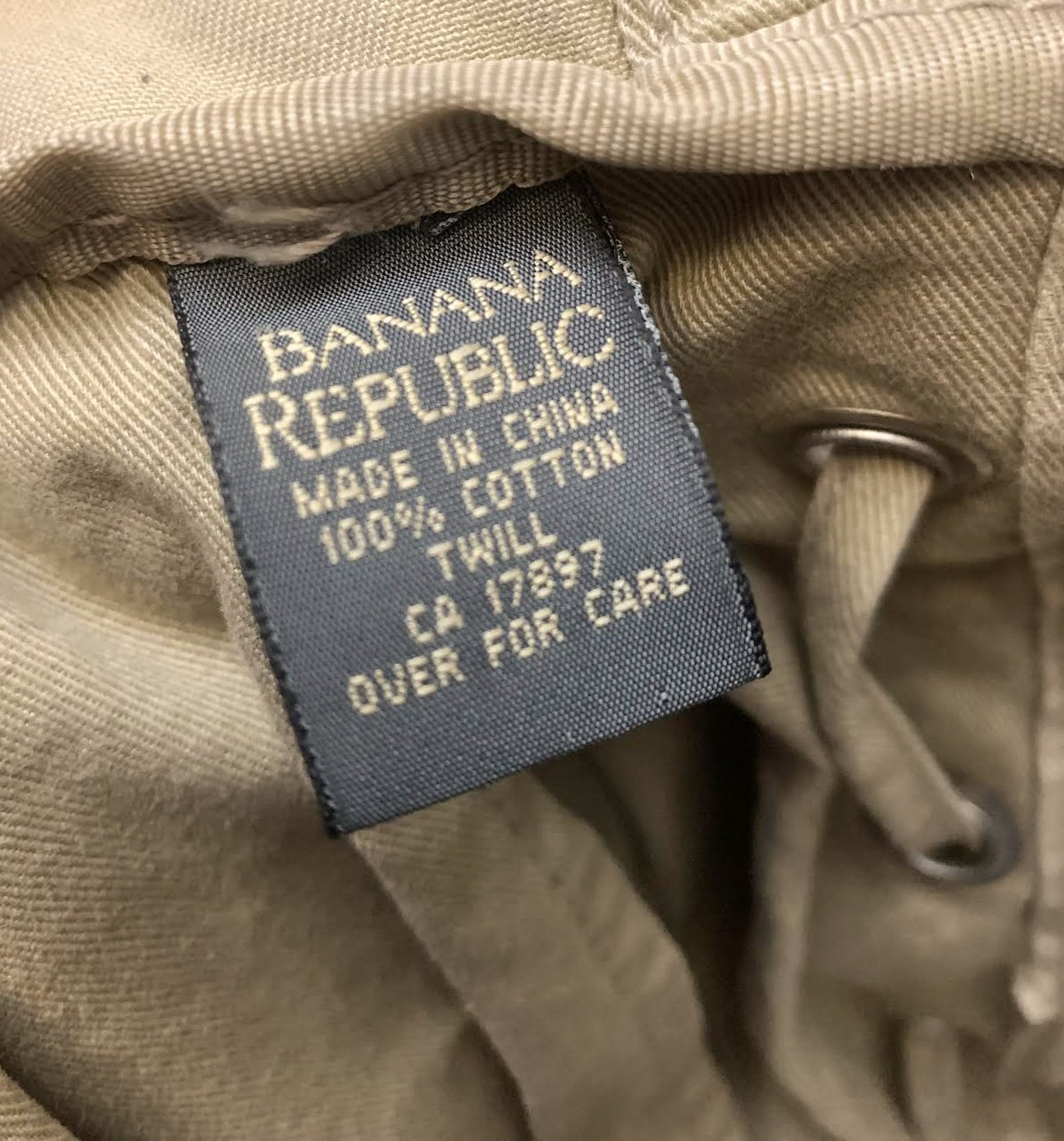 Vintage Banana Republic Chinos Travel Bag — Roots