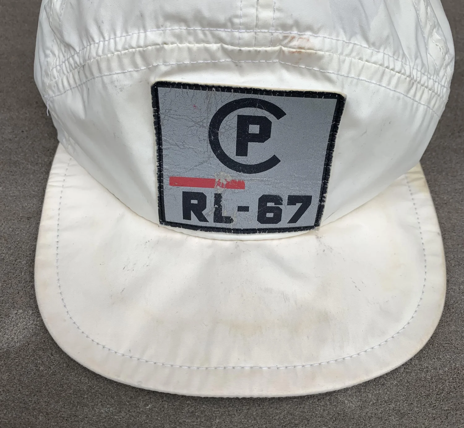 Vintage Polo Ralph Lauren CP RL-67 White / 3M Nylon Hat  display picture 3