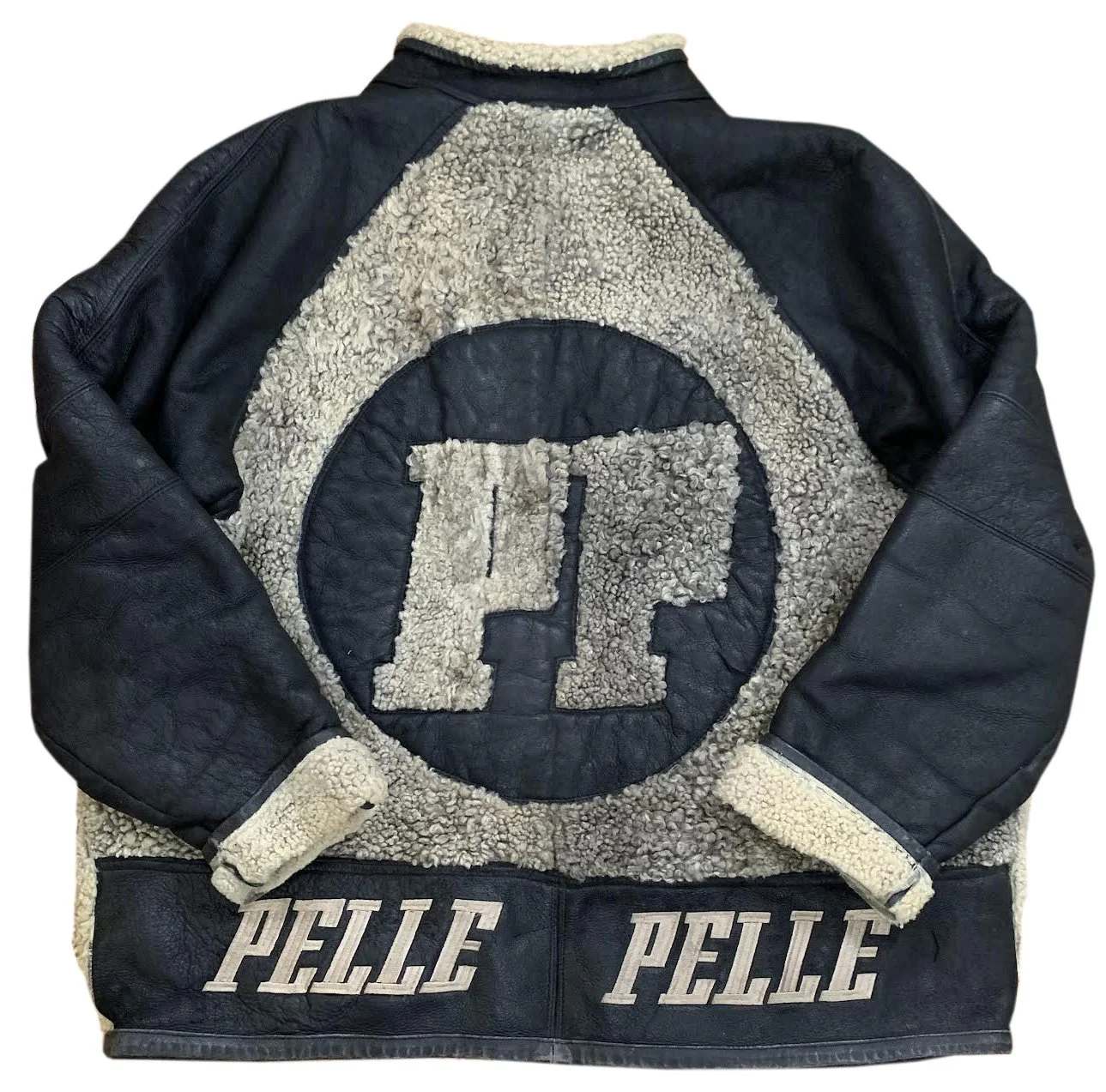 Vintage Marc Buchanan Pelle Pelle PP Leather / Shearling Jacket 