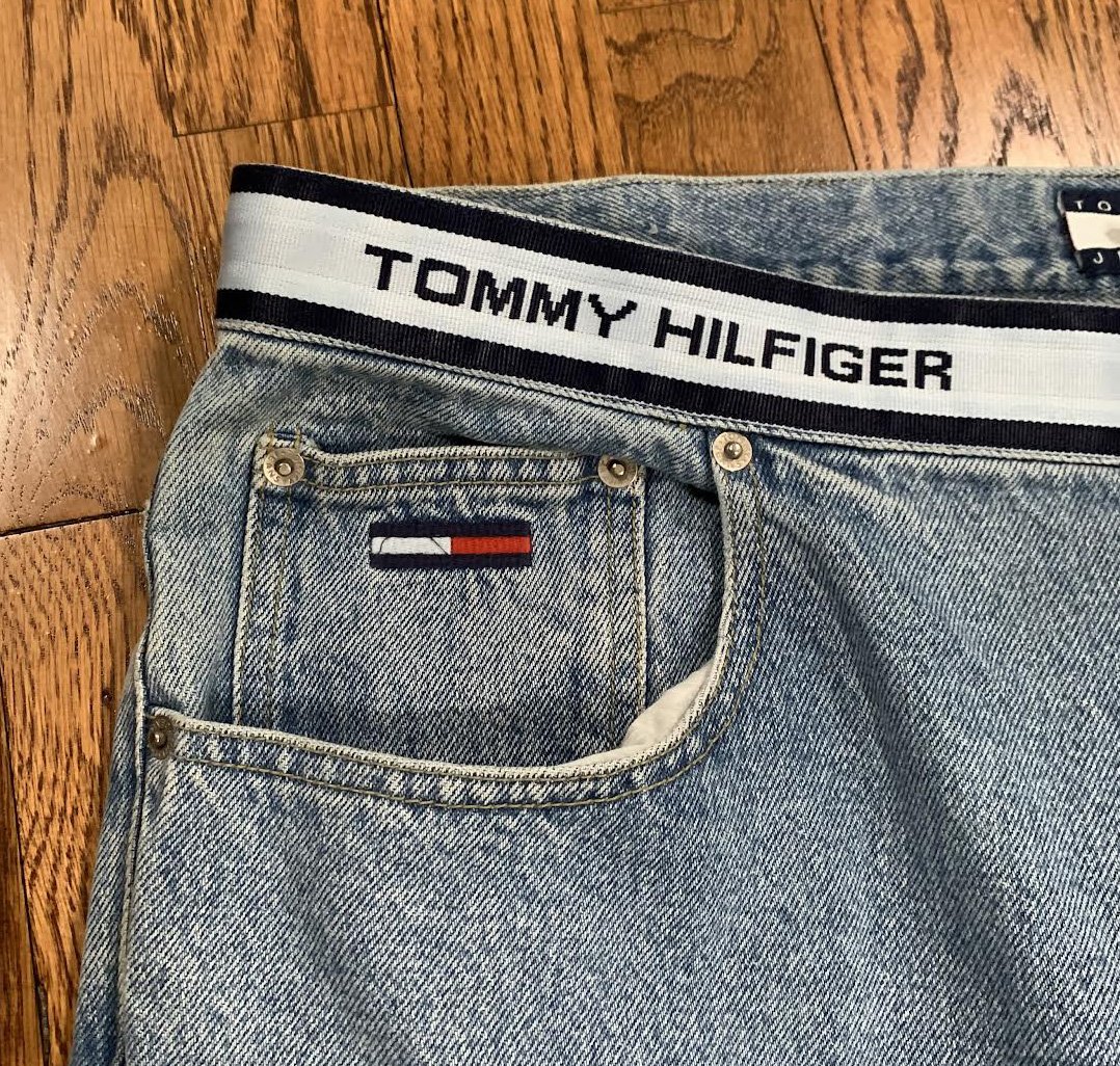 Vintage Tommy Hilfiger Trimmed Jeans (Size 38) — Roots