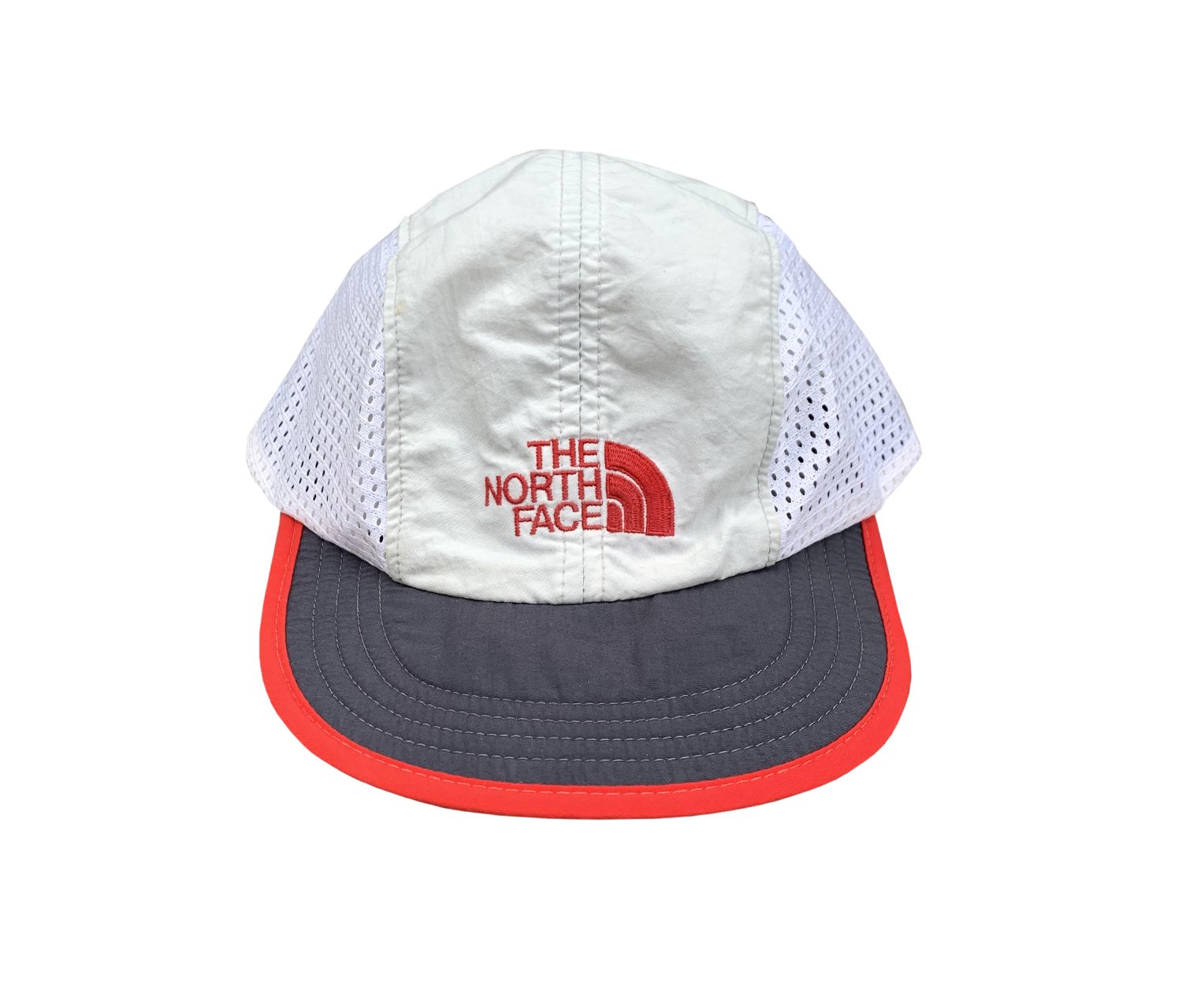 decaan roekeloos excuus Vintage The North Face Red / Grey Soft Brim Hat — Roots