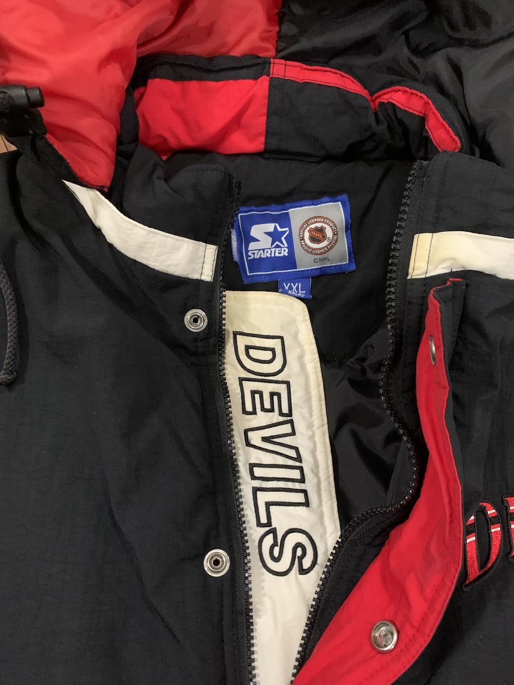 Vintage NJ Devils winter jacket