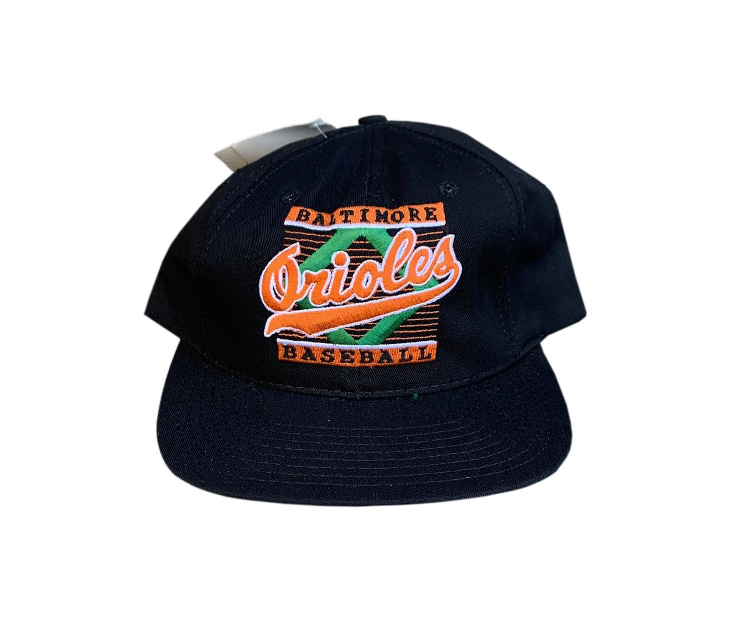 Vintage The Game Baltimore Orioles Black / Orange Snapback Hat NWT