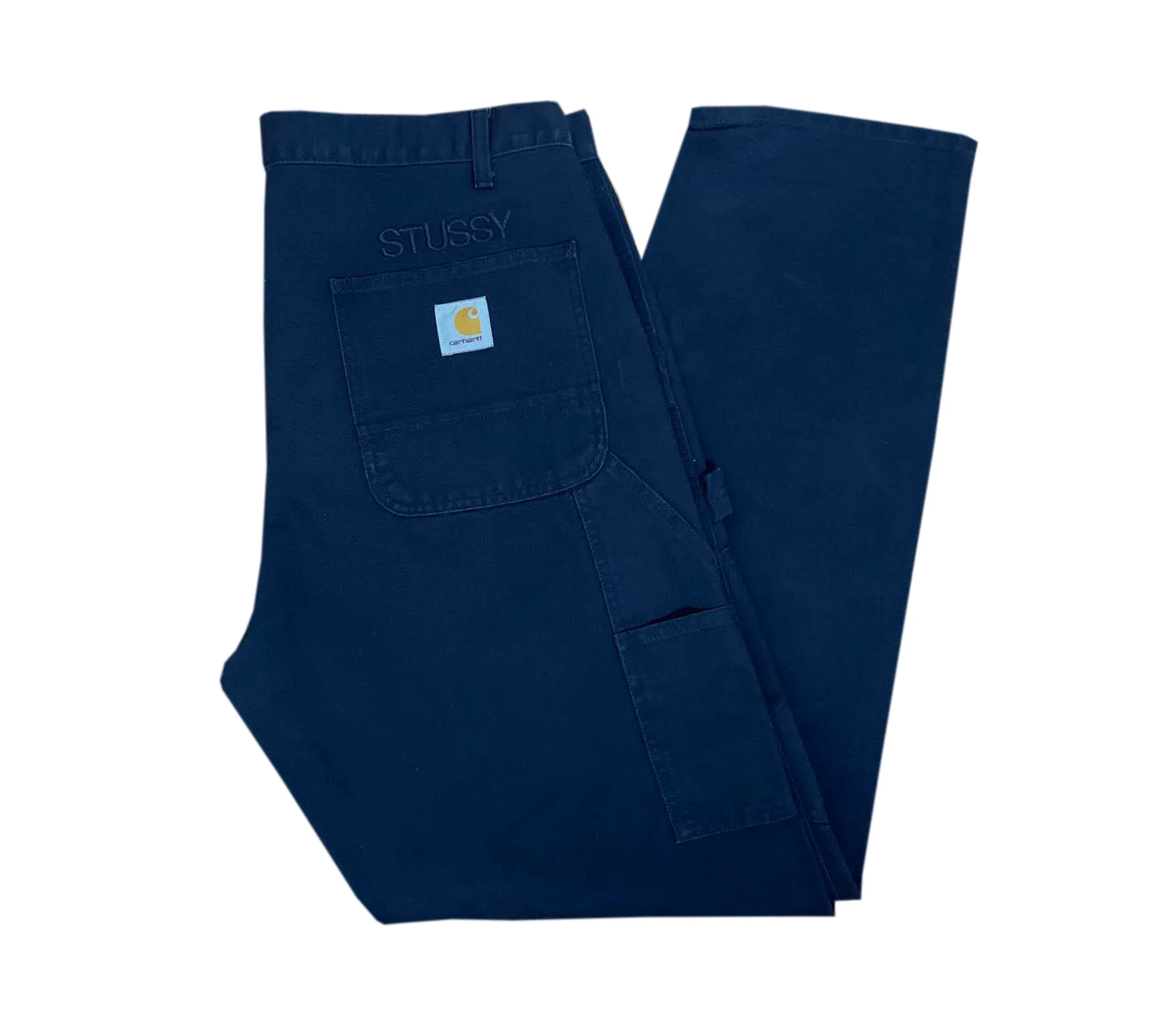 Carhartt ネイビー ダック stussy 90s 腰ゴム NAVY Carhartt WIP x 