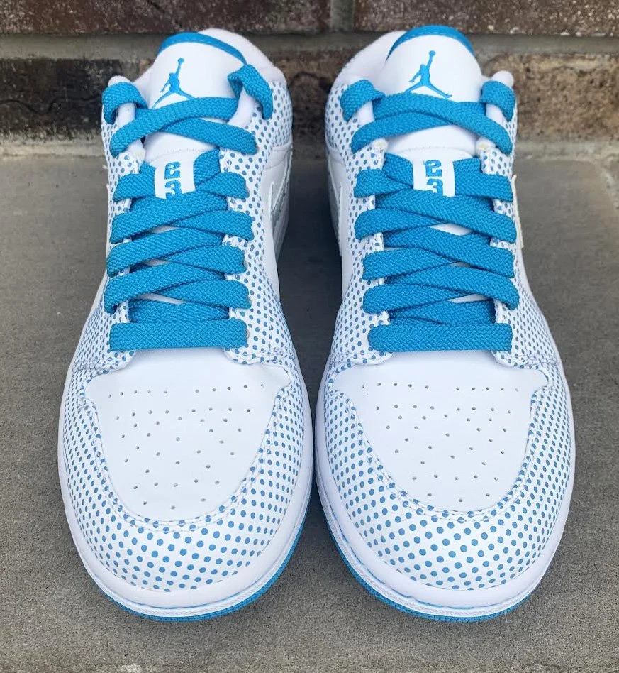 Jordan 1 Phat Low White Laser Blue Mens Athletic Sneaker Jordan 1 Phat Low Laser Blue for Sale | Authenticity  main image 2