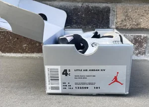 Baby Air Jordan XIV White/ Black-Varsity Red (Size DS “OG
