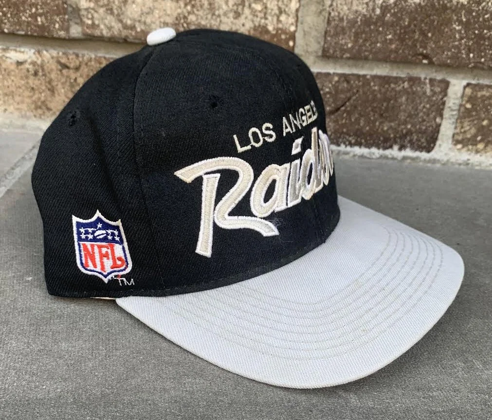 script vintage la raiders hat